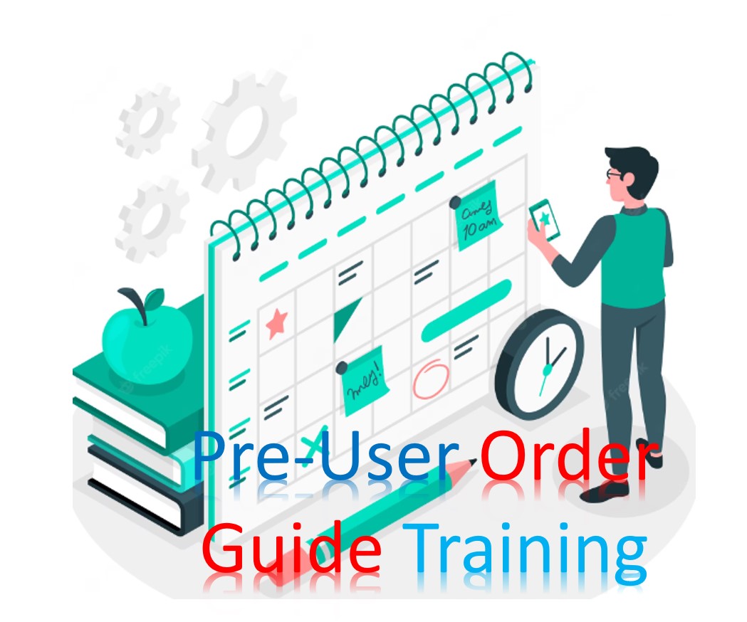 Pre Order User Guide for Scheduling